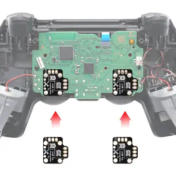 1db PS 4 / PS5 / XBOXONE játékvezérlőhöz 3D joystick reset tábla kalibráló tábla bal és jobb drift beállítás reset tábla