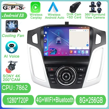 Android 13 Ford Focus 3 Mk 3 2011 2012 2013 2014 2015-2019 autó multimédia fejegység lejátszó GPS sztereó navigáció Automatikus rádió
