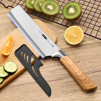 Kiváló minőségű rozsdamentes acél sült kacsafilé kés Többfunkciós faragókés konyhai szakácsok számára Barbecue kés Főzőkés