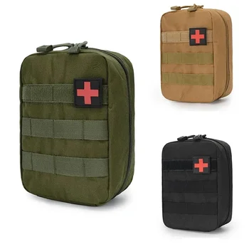 Taktikai orvosi elsősegély-készlet táska Molle orvosi EMT fedél Kültéri sürgősségi katonai csomag Kültéri utazás Vadászat