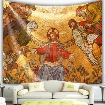 Betlehem kárpit Keresztény művészet Krisztus Jézus kárpit Lakberendezés Fali függő nappali hálószoba