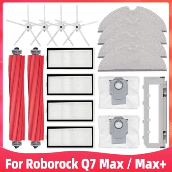 Hepa szűrő felmosó porzsák Roborock Q7 Max Q7 Max+ Q7 Plus T8 robotporszívó pótalkatrészekhez Fő oldalkefe
