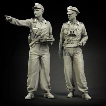 1/35 Gyanta modell figura GK, katonai téma, összeszereletlen és festetlen készlet