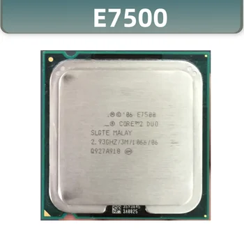 CPU Core 2 Duo processzor E7500 2,93 GHz/3M/1066 MHz kétmagos socket 775