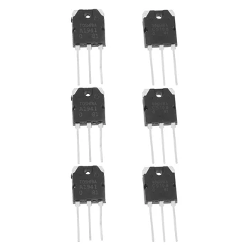 3X pár A1941 + C5198 10A 200V erősítő szilícium tranzisztor