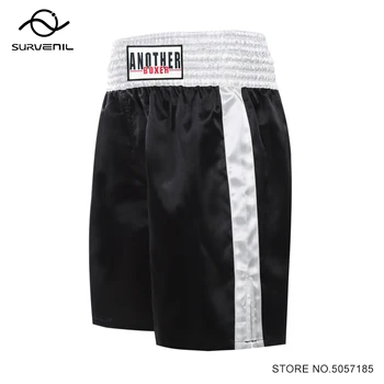 Ökölvívó rövidnadrág Férfi Szatén Muay Thai rövidnadrág Lélegző harc Kick-box nadrág Ingyenes harc Grappling Harcművészetek MMA ruházat